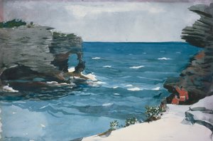Rocky Shore, Bermuda by Winslow Homer